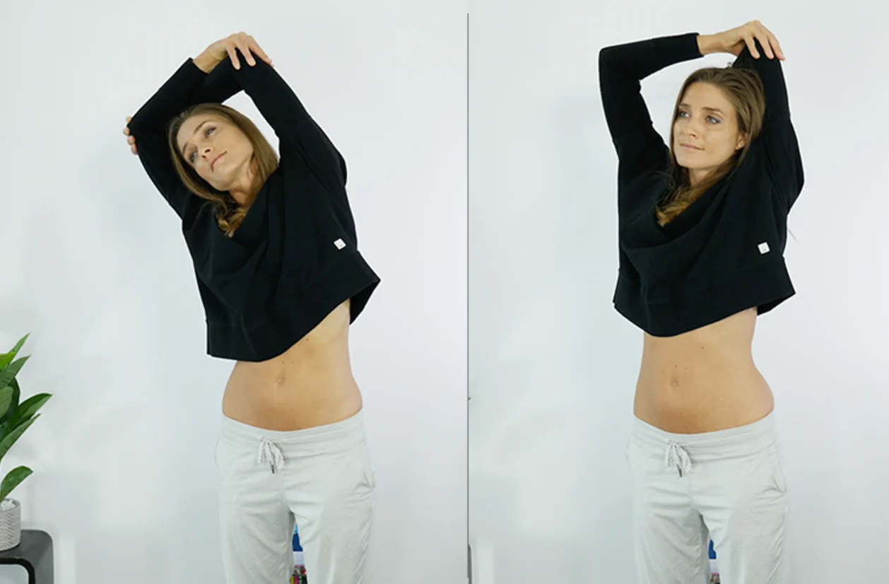 Overhead Side Bend Shoulder Stretch